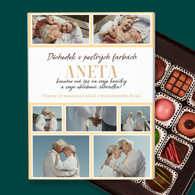 Fotokoláž: Dúhový Dôchodok - Pralinky