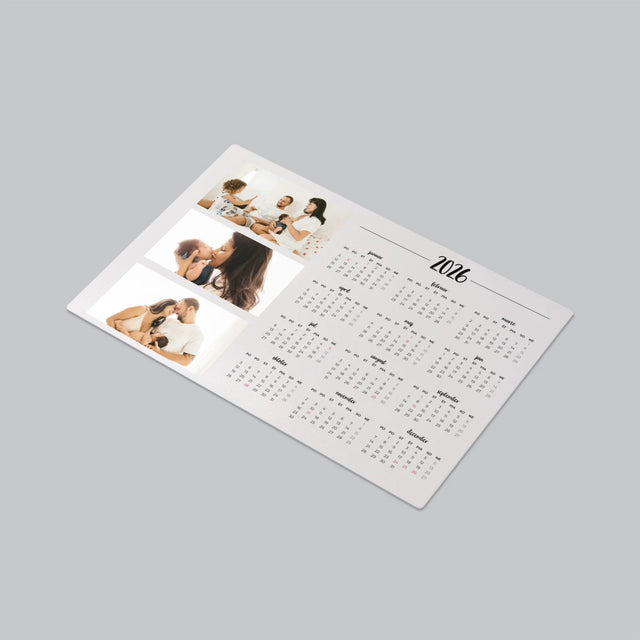 Fotokoláž: Tvoj Kalendár - Podložka Na Stôl