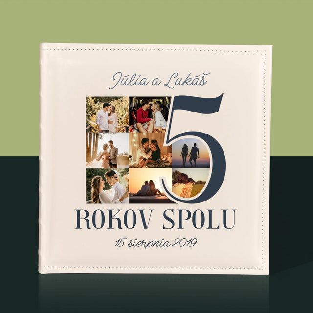 Fotokoláž: 5 Rokov Spolu - Album Na Fotografie