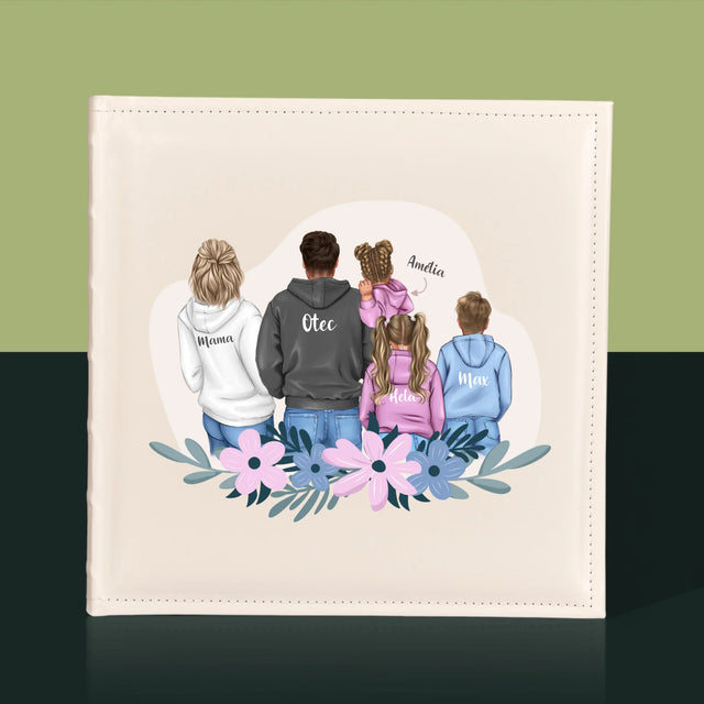 Tvorenie Postavy: Rodina S Deťmi - Album Na Fotografie