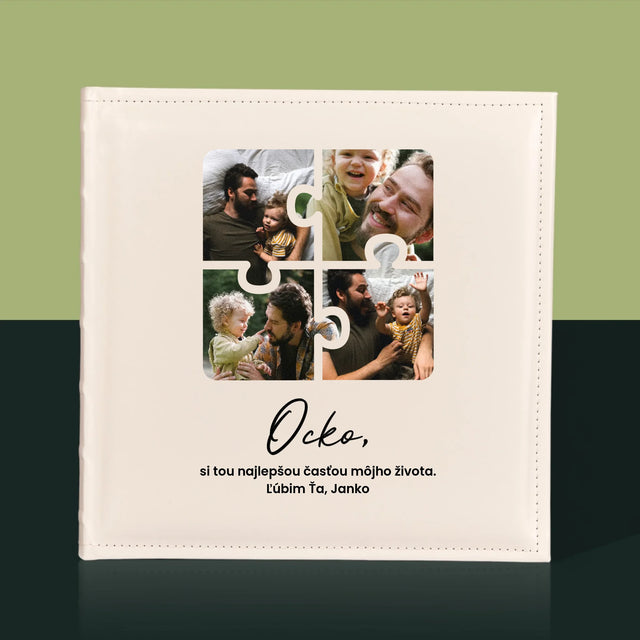 Fotokoláž: Puzzle Fotografie Pre Ocka - Album Na Fotografie
