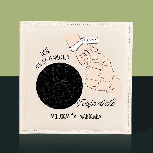 Mapa Hviezd: Deň, Keď Sa Narodilo Tvoje Dieťa - Album Na Fotografie