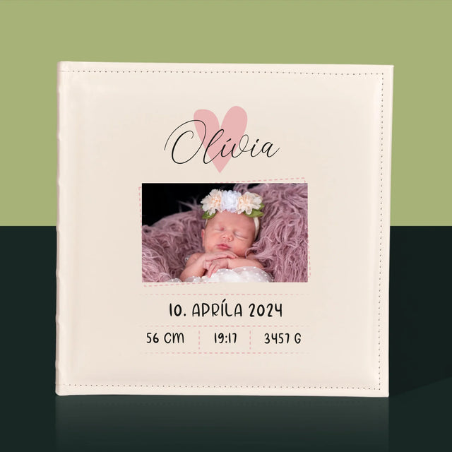 Údaje Narodenia Dieťaťa: Narodenie Dieťaťa Srdiečko Dievča - Album Na Fotografie