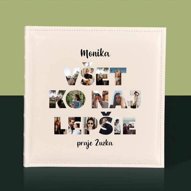 Slovo Z Fotografií: Všetko Najlepšie Z Tvojich Fotografií - Album Na Fotografie