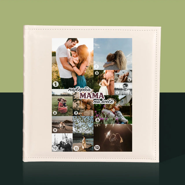 Slovo Z Fotografií: Najlepšia Mama Na Svete - Album Na Fotografie