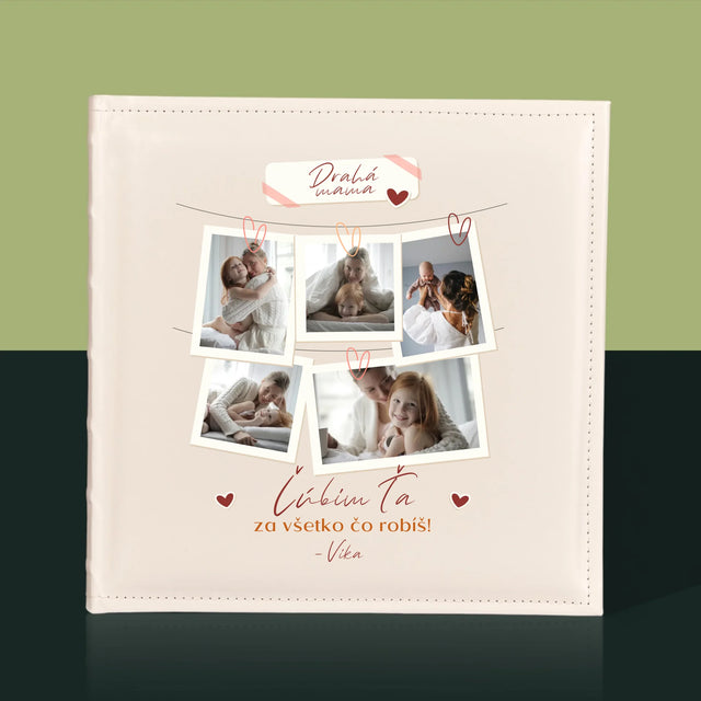 Fotokoláž: Ľúbim Ťa Mama Fotografie - Album Na Fotografie