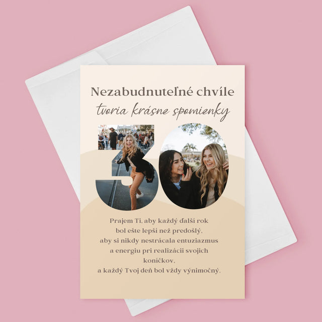 Slovo Z Fotografií: 30 Rokov Z Tvojich Fotiek - Kartička S Prianiami