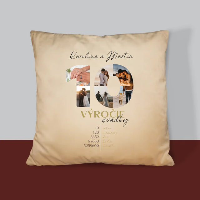 Slovo Z Fotografií: 10. Výročie Svadby - Vankúš