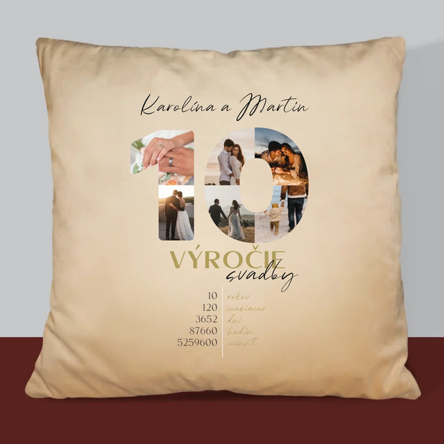 Slovo Z Fotografií: 10. Výročie Svadby - Vankúš