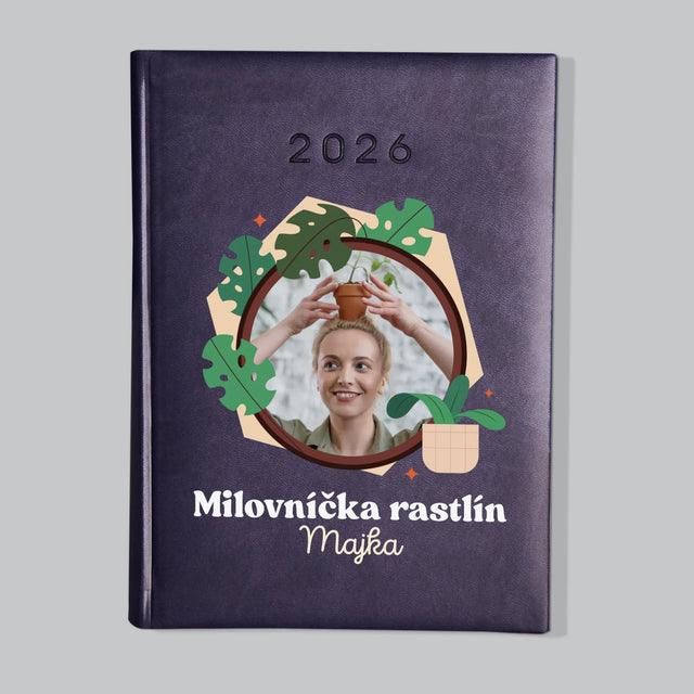 Fotografia A Podpis: Milovníčka Rastlín - Knižný Kalendár