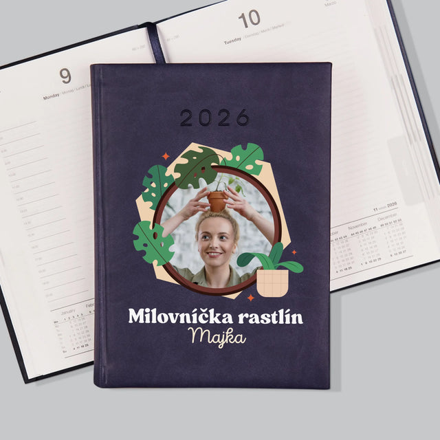 Fotografia A Podpis: Milovníčka Rastlín - Knižný Kalendár