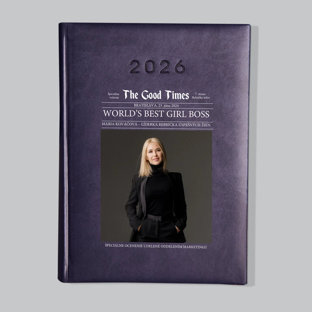 Obálka Časopisu: World’S Best Girl Boss - Knižný Kalendár