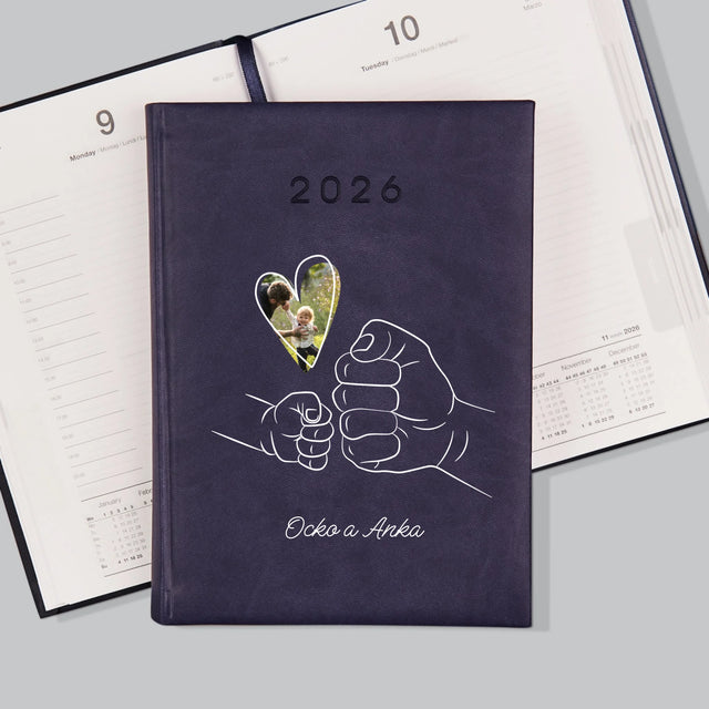 Fotografia A Podpis: Ocko Dieťa Rúčka - Knižný Kalendár