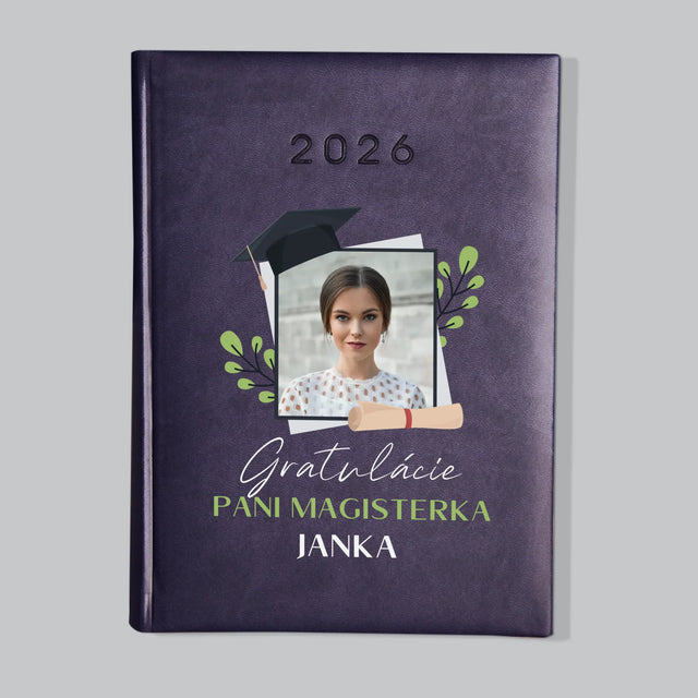 Fotografia A Podpis: Gratulácie Magisterka - Knižný Kalendár