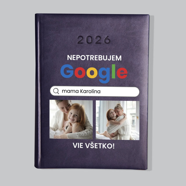 Fotokoláž: Nepotrebujem Google - Knižný Kalendár