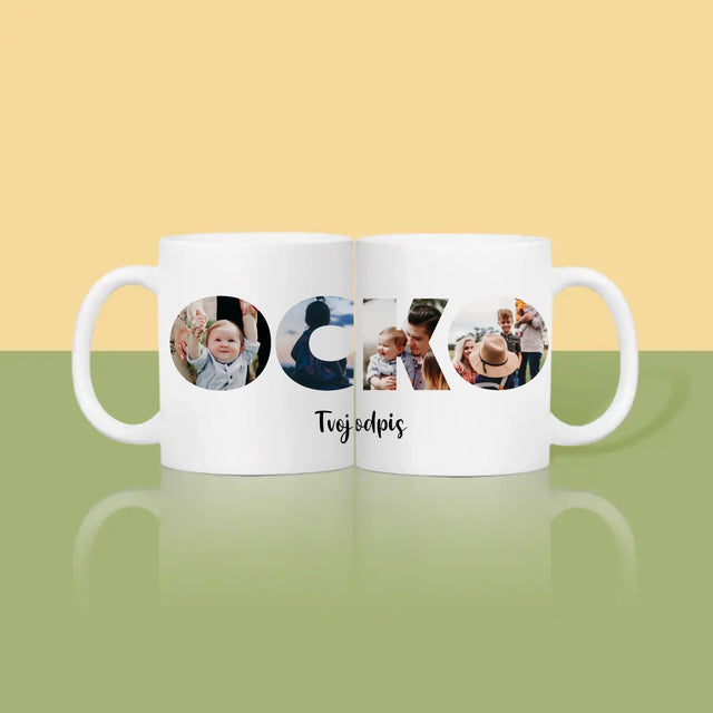 Slovo Z Fotografií: Ocko Z Tvojich Fotografií - Hrnček