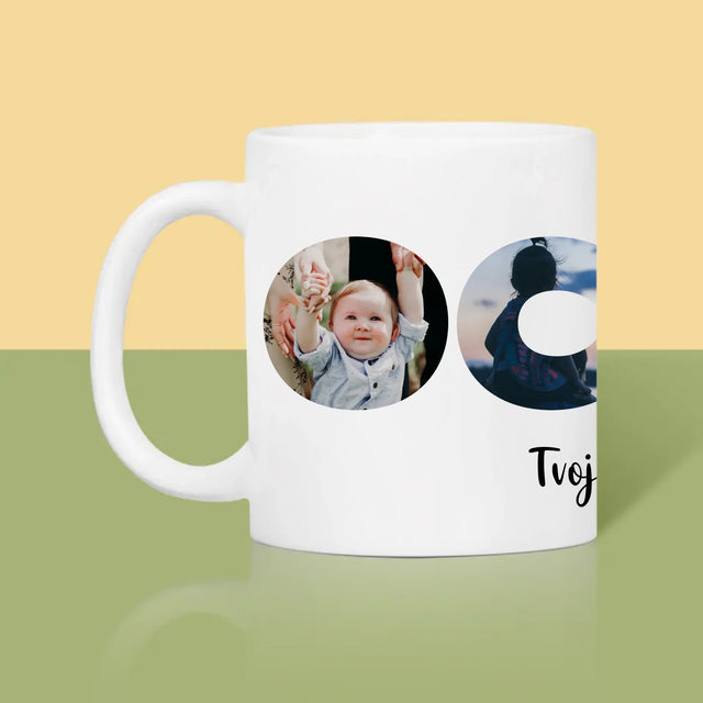 Slovo Z Fotografií: Ocko Z Tvojich Fotografií - Hrnček