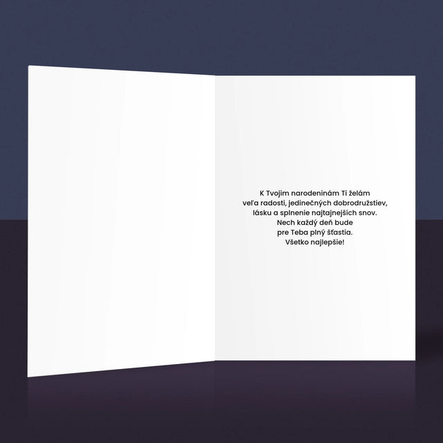 Slovo Z Fotografií: Ocko Z Tvojich Fotografií - Kartička S Prianiami