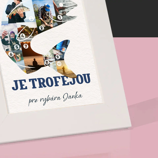 Tvar Z Fotografií: Exemplár Rybára - Rámček Na Fotografiu (Vertikálne)