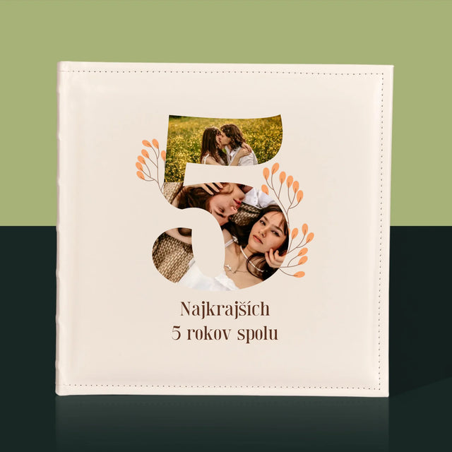 Fotokoláž: 5. Výročie - Album Na Fotografie