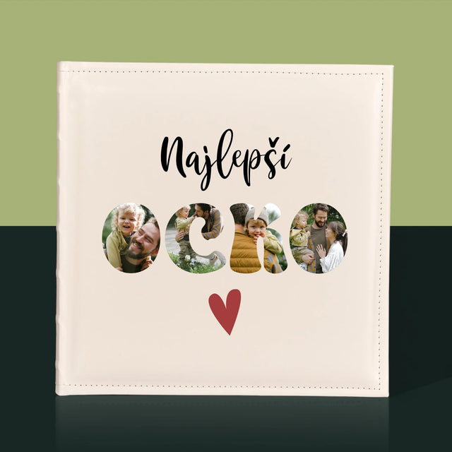 Fotografia A Podpis: Najlepší Ocko Srdce - Album Na Fotografie