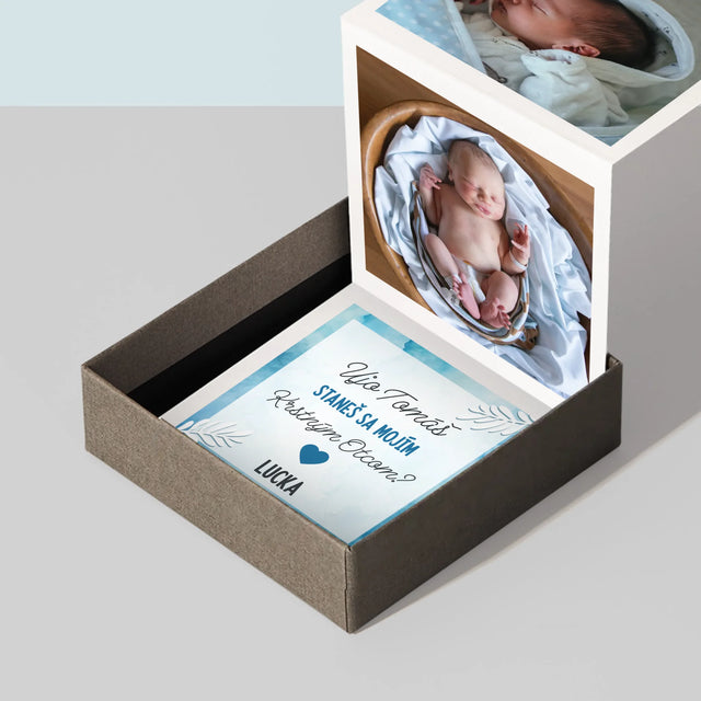 Fotokoláž: Staneš Sa Krstným? - Sada Fotografií Harmonika