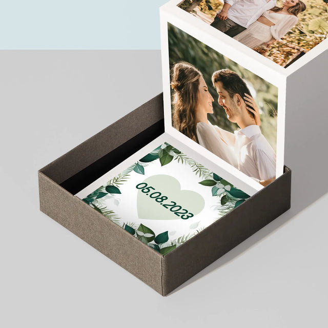 Fotokoláž: Váš Dátum - Sada Fotografií Harmonika