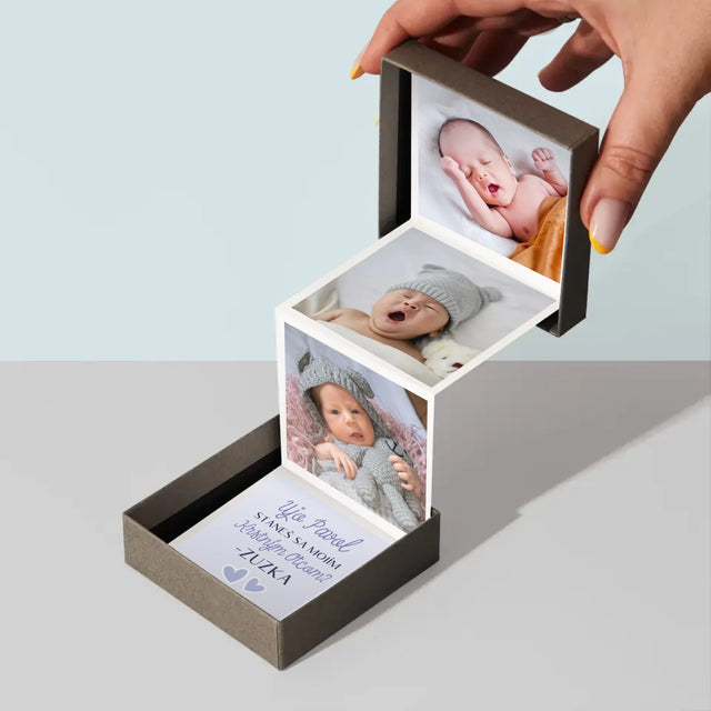 Fotokoláž: Staneš Sa Mojím Krstným - Sada Fotografií Harmonika