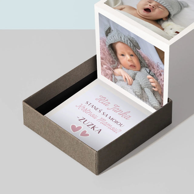 Fotokoláž: Staneš Sa Mojou Krstnou - Sada Fotografií Harmonika