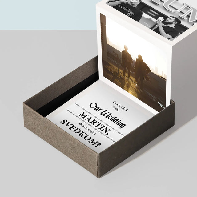 Fotografia A Podpis: Naša Svadba Svedok - Sada Fotografií Harmonika