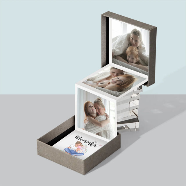 Tvorenie Postavy: Mladá Mama - Sada Fotografií Harmonika