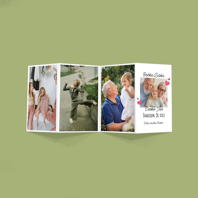 Fotografia A Podpis: Poďakovanie Pre Starých Rodičov - Veľká Harmonika Z Fotografií