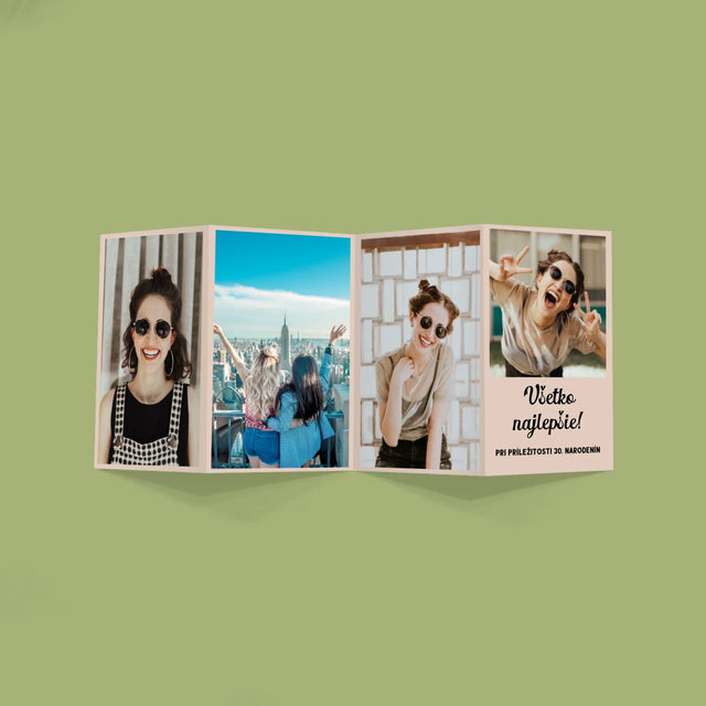 Fotokoláž: Narodeninová Koláž Z Fotografií - Veľká Harmonika Z Fotografií