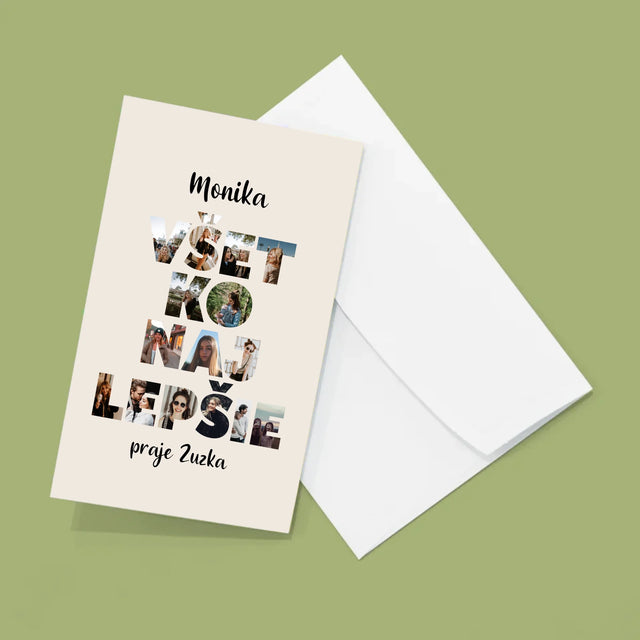 Slovo Z Fotografií: Všetko Najlepšie Z Tvojich Fotografií - Veľká Harmonika Z Fotografií