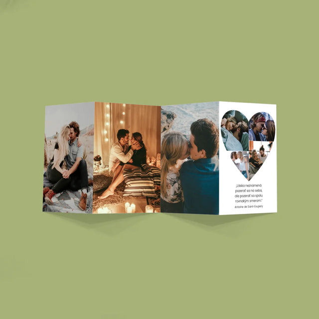 Fotokoláž: Fotka V Srdci - Veľká Harmonika Z Fotografií