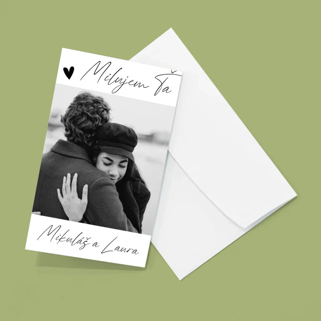 Fotokoláž: Milujem Ťa - Veľká Harmonika Z Fotografií