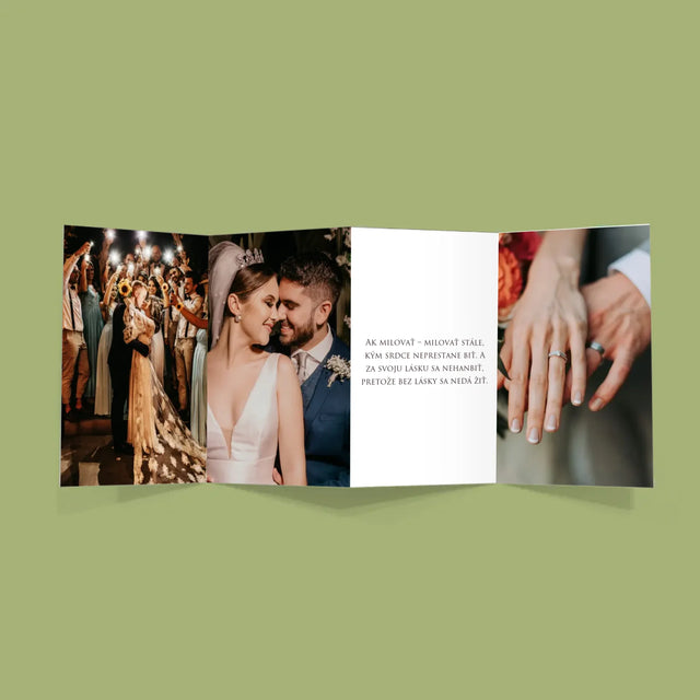 Fotografia A Podpis: Prvé Výročie Svadby - Veľká Harmonika Z Fotografií