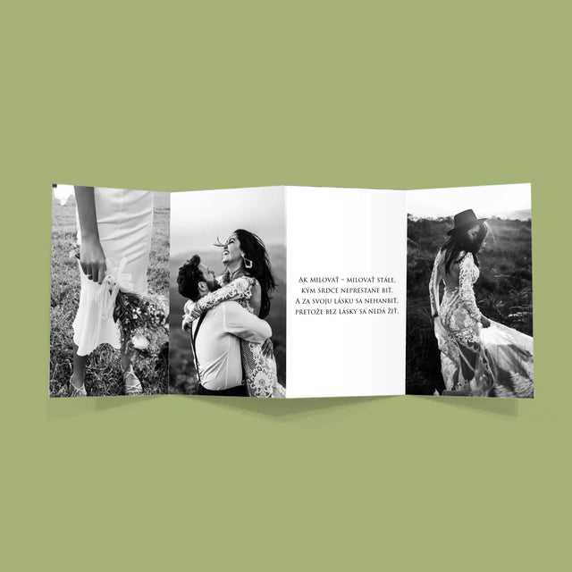 Fotokoláž: Milujem Ťa - Veľká Harmonika Z Fotografií