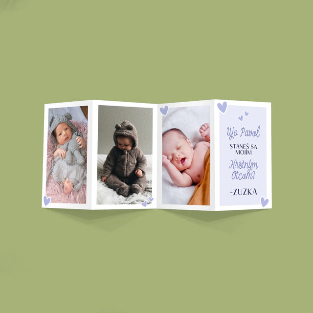 Fotokoláž: Staneš Sa Mojím Krstným - Veľká Harmonika Z Fotografií