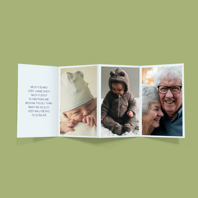 Fotokoláž: Prvý Deň Starých Rodičov - Dedko - Veľká Harmonika Z Fotografií