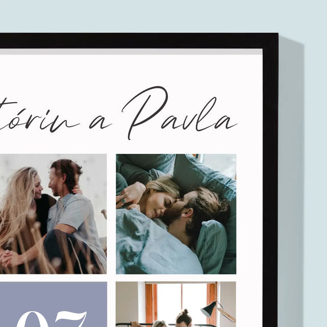 Fotokoláž: Najlepšie Momenty - Zarámováná Tlač 30X40 (Vertikálne)