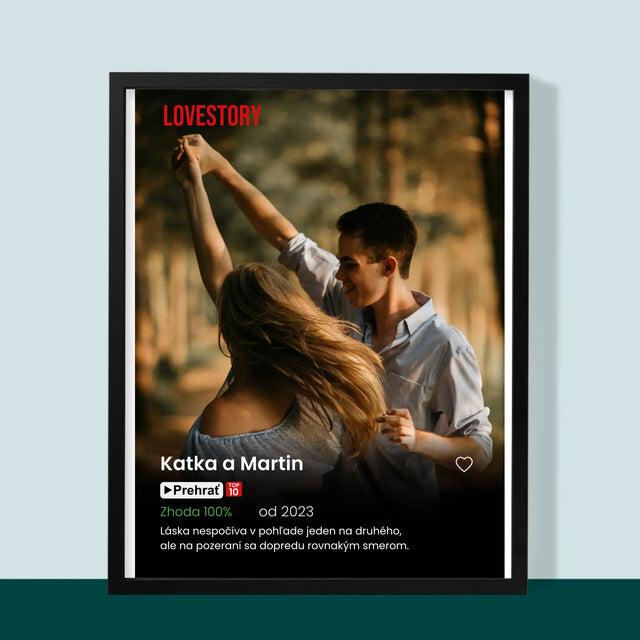 Fotografia A Podpis: Plagát Netflix - Zarámováná Tlač 30X40 (Vertikálne)