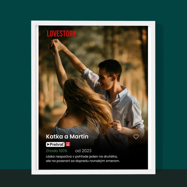 Fotografia A Podpis: Plagát Netflix - Zarámováná Tlač 30X40 (Vertikálne)