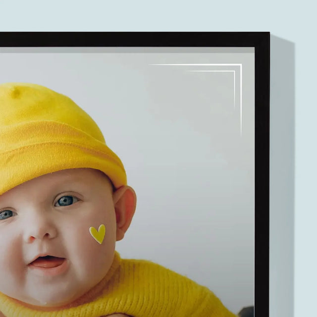 Údaje Narodenia Dieťaťa: Narodenie Dieťaťa Rámček - Zarámováná Tlač 30X40 (Vertikálne)