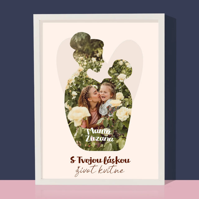 Tvar Z Fotografií: Tvoja Láska - Zarámováná Tlač 30X40 (Vertikálne)