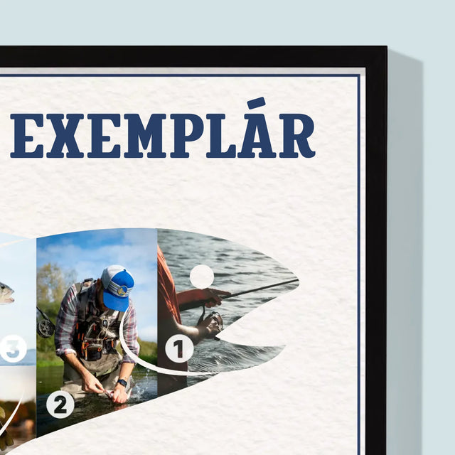 Tvar Z Fotografií: Exemplár Rybára - Zarámováná Tlač 30X40 (Vertikálne)