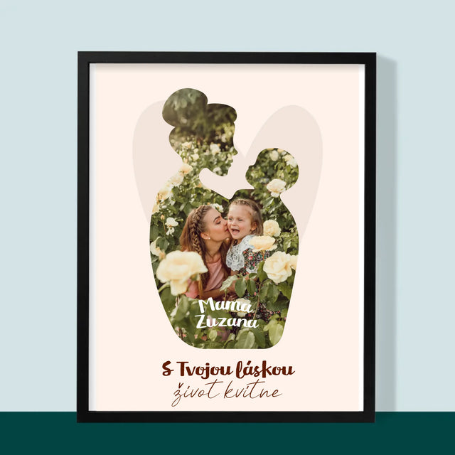 Tvar Z Fotografií: Tvoja Láska - Zarámováná Tlač 30X40 (Vertikálne)