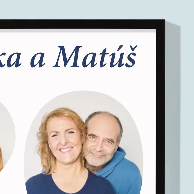 Slovo Z Fotografií: 20 Rokov Spolu - Zarámováná Tlač 30X40 (Vertikálne)