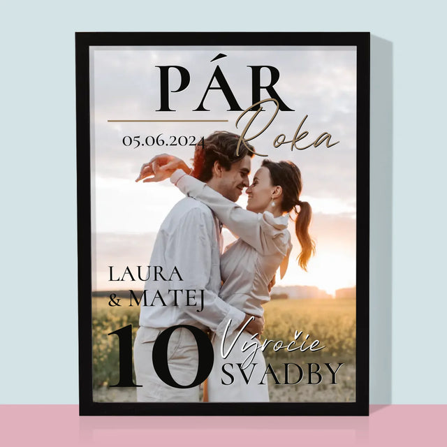 Obálka Časopisu: Pár Roka - Zarámováná Tlač 30X40 (Vertikálne)