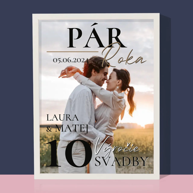 Obálka Časopisu: Pár Roka - Zarámováná Tlač 30X40 (Vertikálne)